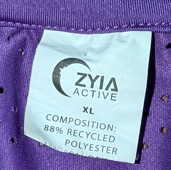 Zyia Active Purple Chill Long Sleeve XL - Picture 4 of 9